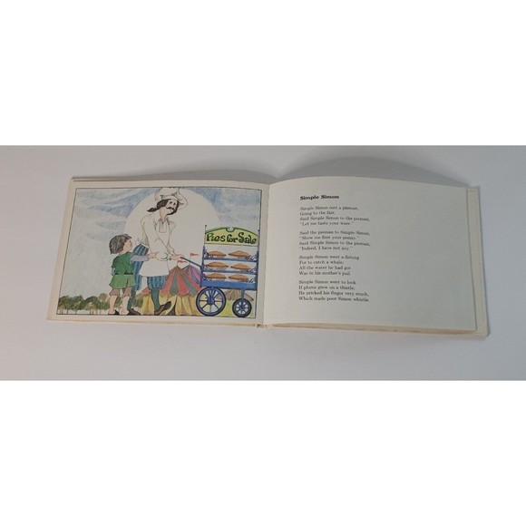 π 3 for $15 Deal! πThe Highlights book of Nursery Rhymes hard cover book 1974 - Picture 3 of 3